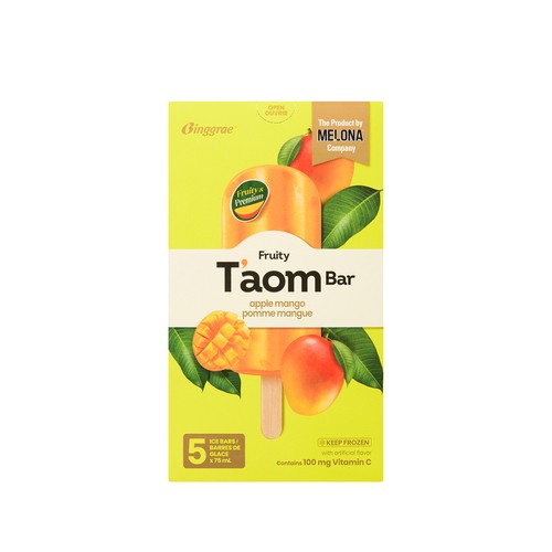 Binggrae T'aom Ice Bars Apple Mango 5 x 75 ml