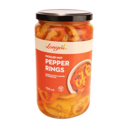Longo's Pepper Rings Hot 750 ml