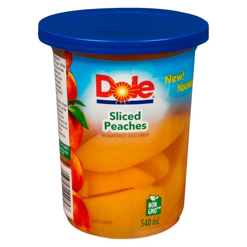 Dole Sliced Peaches In Light Fruit Juice Syrup 540 ml
