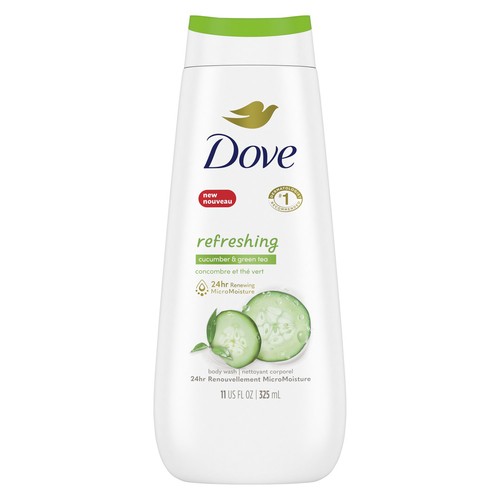 Dove Refreshing Body Wash Cucumber & Green Tea For Healthy-Looking Skin 325 ml