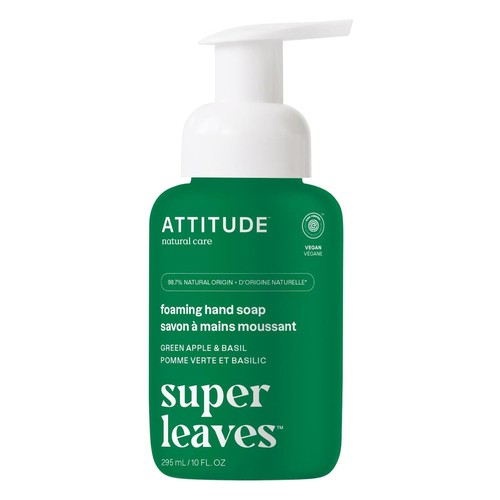 Attitude Foaming Hand Soap Green Apple & Basil 295 ml