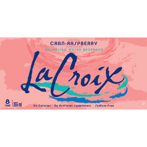 La Croix Sparkling Water Cran-Raspberry 8 x 355 ml (cans)