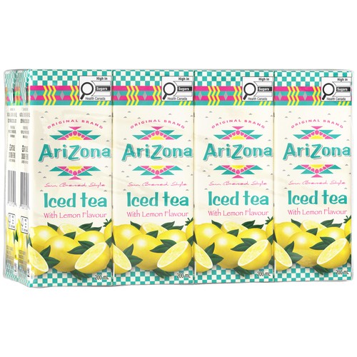 Arizona Iced Tea Lemon 8 x 200 ml - Voilà Online Groceries & Offers