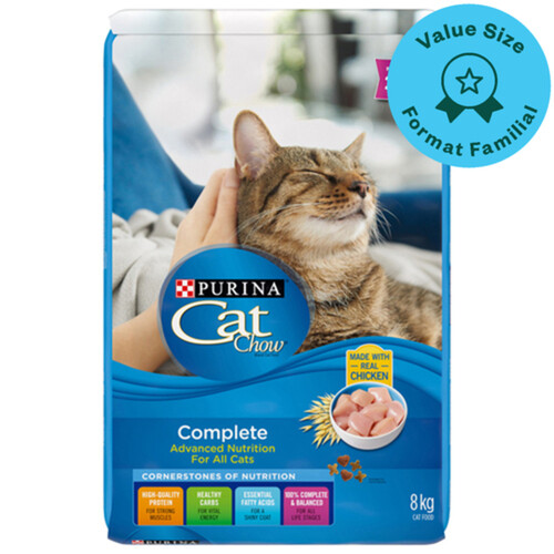 Cat Chow Dry Cat Food With Real Chicken 8 kg