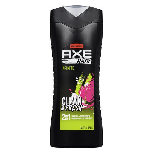 AXE Hair Infinite 2 In 1 Shampoo + Conditioner Clean & Fresh 473 ml