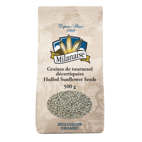 La Meunerie Milanaise Organic Hulled Sunflower Seeds 500 g