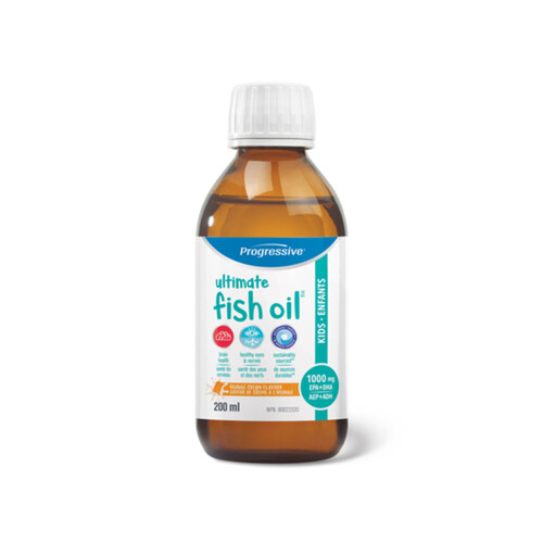 Progressive Liquid Fish Oil Supplement for Kids 200 ml