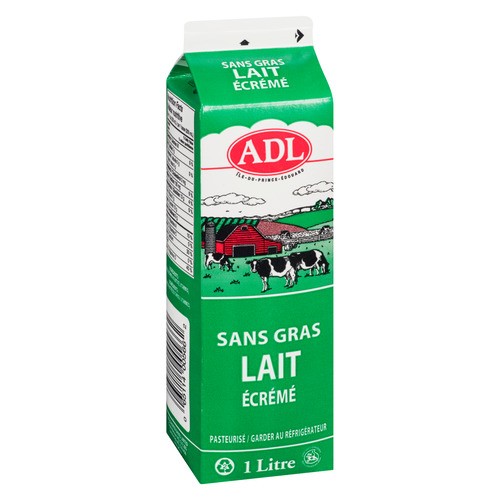 ADL Fat Free Skim Milk 1 L