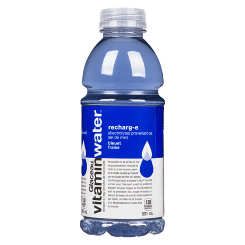 Glaceau Recover-e Vitaminwater Blueberry Strawberry 591 ml (bottle)