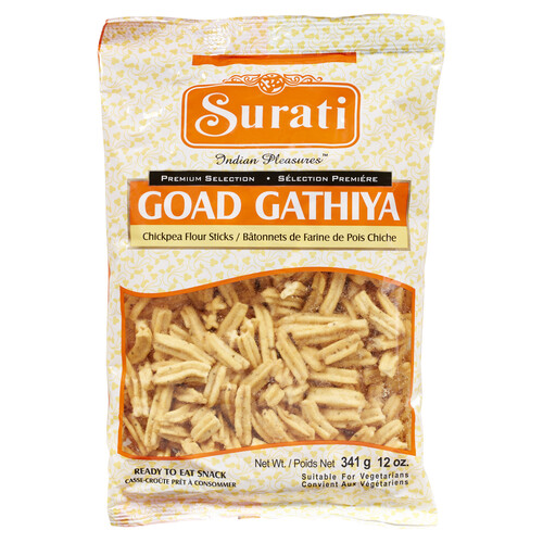 Surati Snack Chick Pea  Flour Sticks Goad Gathiya 341 g