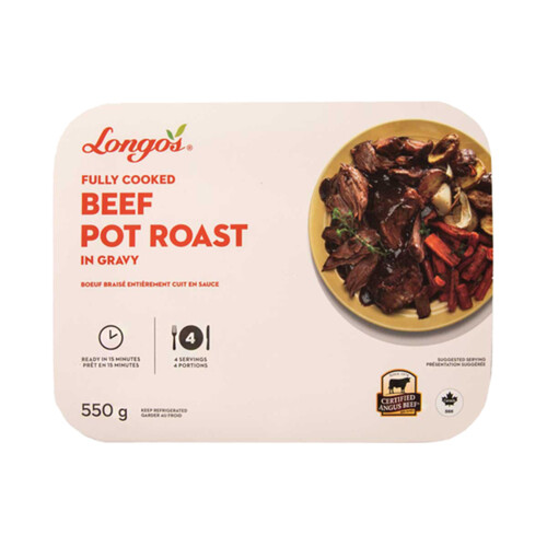 Longo's Fully Cooked Beef Pot Roast 550 g