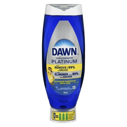 Dawn Platinum Dish Detergent Fresh Rain 710 ml