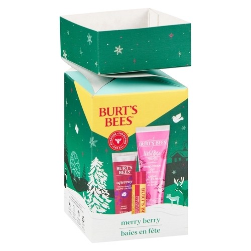 Burt's Bees Canada Holiday 2024 Merry Berry Kit 3 Pack 