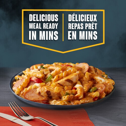 Crave Frozen Meal Creamy Cajun Alfredo With Chicken And Sausage 300 g