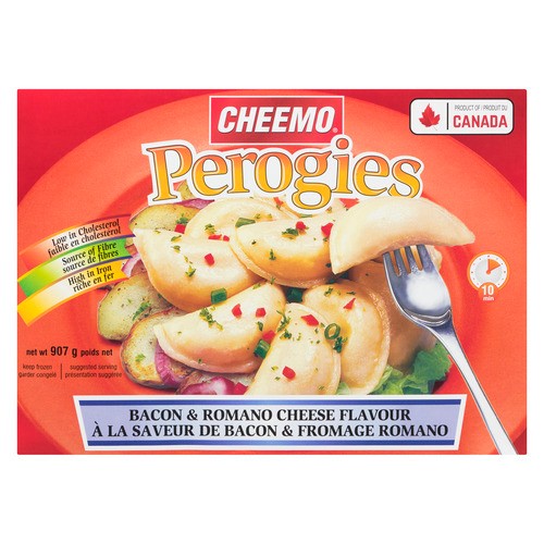 Cheemo Frozen Perogies Bacon & Romano Cheese 907 g