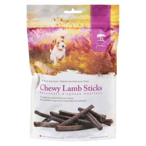 Caledon Farms Dog Treats Chewy Lamb Sticks 200 g