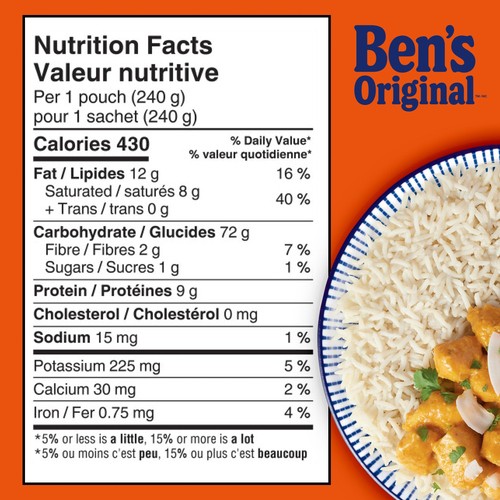 Ben's Original Bistro Express Rice Side Dish Coconut Flavoured 240 g