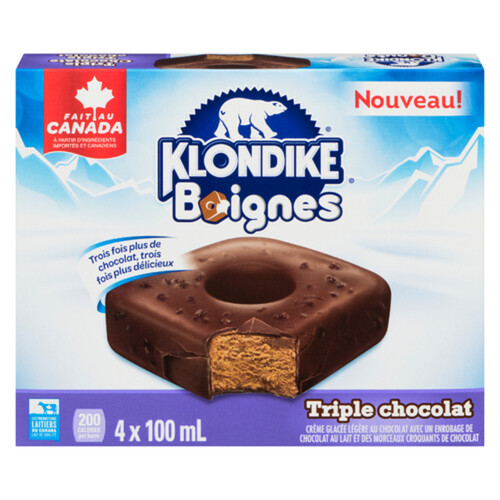 Klondike Ice Cream Triple Chocolate Donut Dessert 100 ml