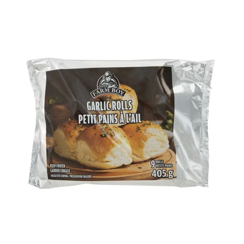 Farm Boy Frozen Rolls Garlic 405 g