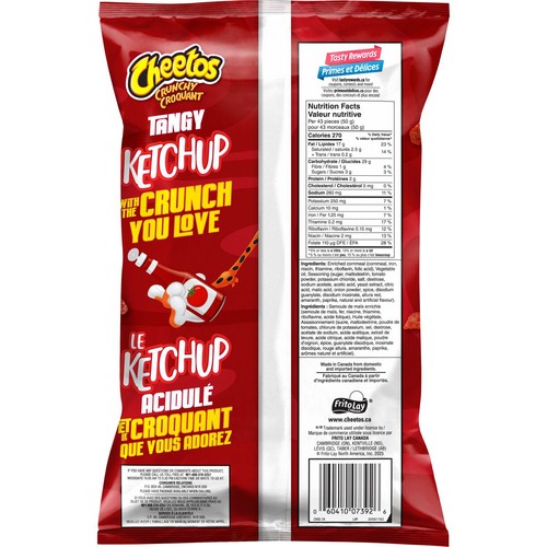 Cheetos Snacks Crunchy Ketchup Flavoured 268 g
