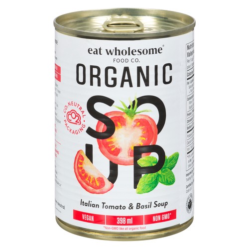 Eat Wholesome Organic Canned Soup Italian Tomato & Basil 398 ml