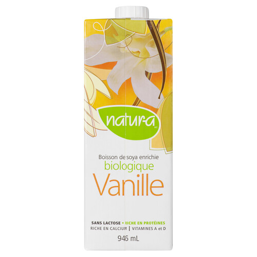 Natur-A Organic Soy Beverage Vanilla 946 ml