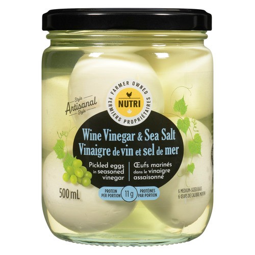 Nutri Group Pickled Eggs Wine Vinegar & Sea Salt 500 ml