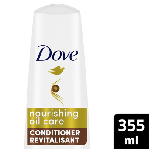 Dove Conditioner Nourishing Oil Care Controls Frizz Bio-Nourish Complex 355 ml