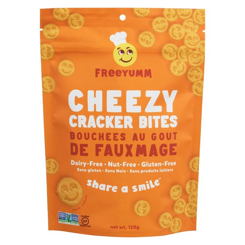 Freeyumm Nut-Free Cracker Bites Cheezy 120 g