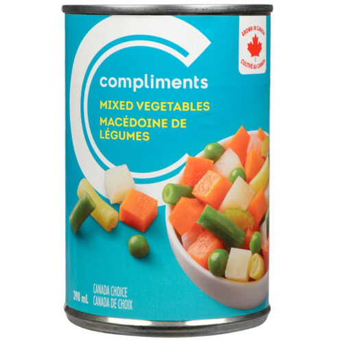 Compliments Canned Mixed Vegetables 398 ml