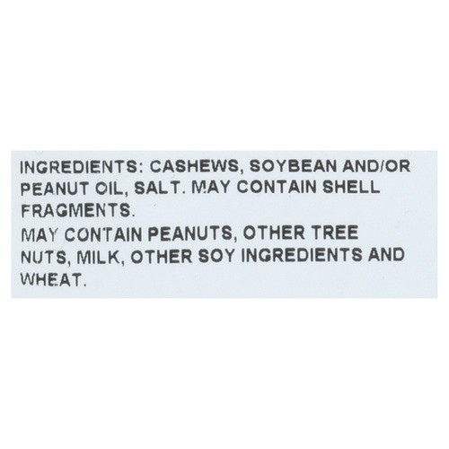 Les Aliments Roasted Cashews With Salt 150 g