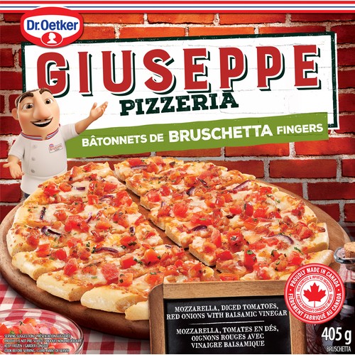 Dr. Oetker Giuseppe Frozen Pizzeria Fingers Bruschetta 405 g