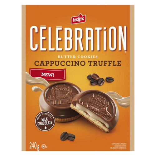 Leclerc Cookies Milk Chocolate Cappuccino Truffle 240 g