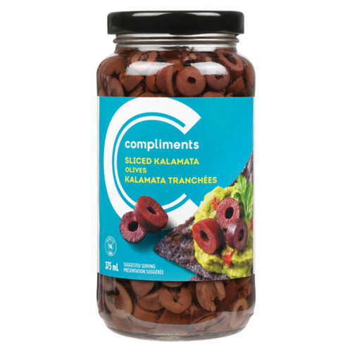 Compliments Sliced Kalamata Olives 375 g