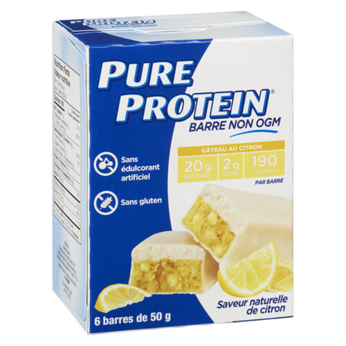 Pure Protein Gluten-Free Bar Non GMO Lemon 50 g