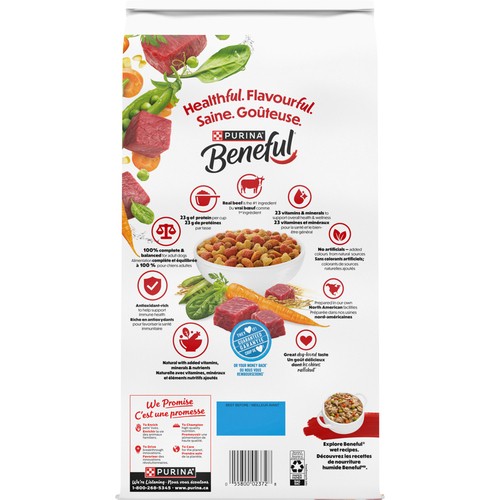 Beneful Dry Dog Food Original Real Beef 1.8 kg