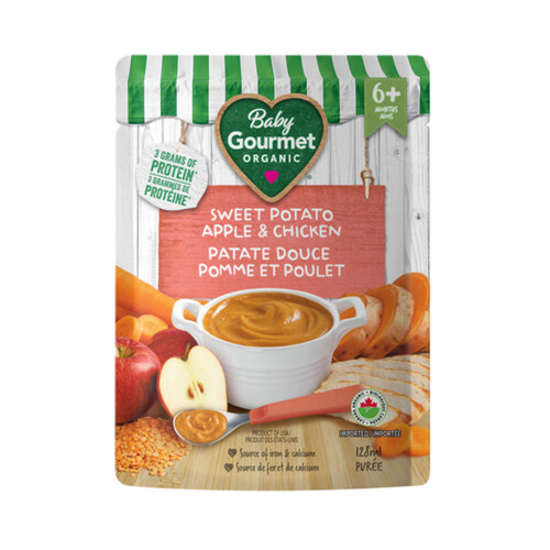 Baby Gourmet Organic Meal Sweet Potato Apple & Chicken 128 ml