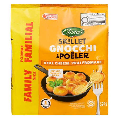 Olivieri Skillet Gnocchi Real Cheese 520 g