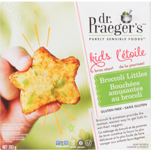 Dr. Praeger's Broccoli Littles Kids Entrée Snacks 283 g (frozen)