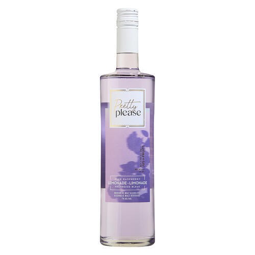 Pretty Please Blue Raspberry Lemonade Alcoholic Beverage 7% Alcohol 750 ml (bottle)