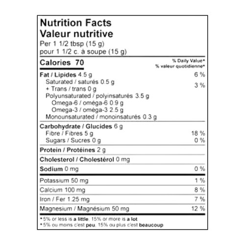 Prana Organic Whole Chia Seeds White 300 g