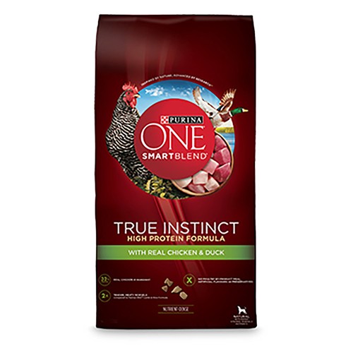 ONE True Instinct High Protein Dry Dog Food Chicken Duck 12.4 kg