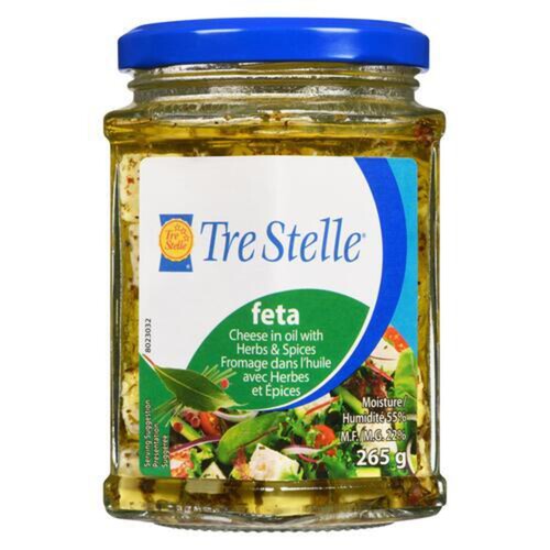 Tre Stelle Feta in Oil with Herbs & Spices 265 g