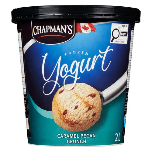 Chapman's Frozen Yogurt Caramel Pecan Crunch 2 L