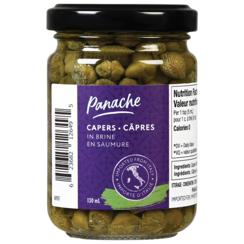 Panache Capers In Brine 130 ml