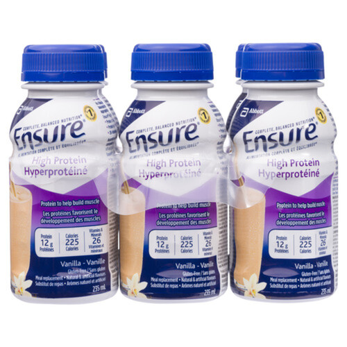 Ensure High Protein Meal Replacement Vanilla 6 x 235 ml (bottles)