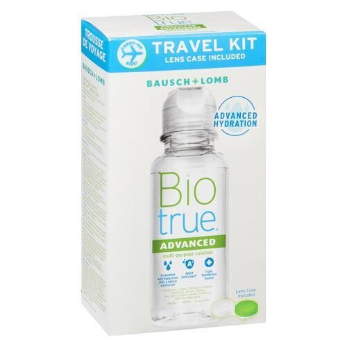Bausch + Lomb Biotrue Advanced Travel Kit Multi Purpose Solution + Lens Case 60 ml