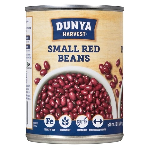 Dunya Harvest Gluten-Free Canned Beans Small Red 540 ml
