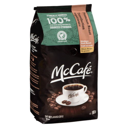 McCafe Whole Bean Coffee Rainforest Medium Dark Roast 900 g