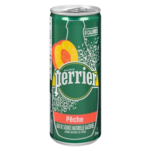 Perrier Peach Carbonated Water 250 ml